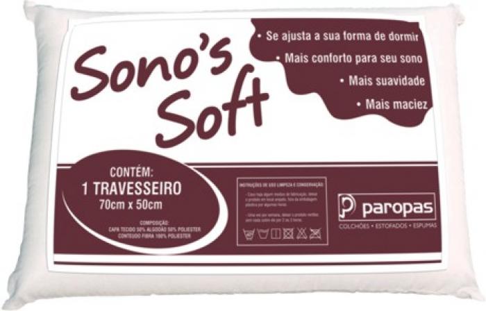 Travesseiro Sono`s Soft - Paropas