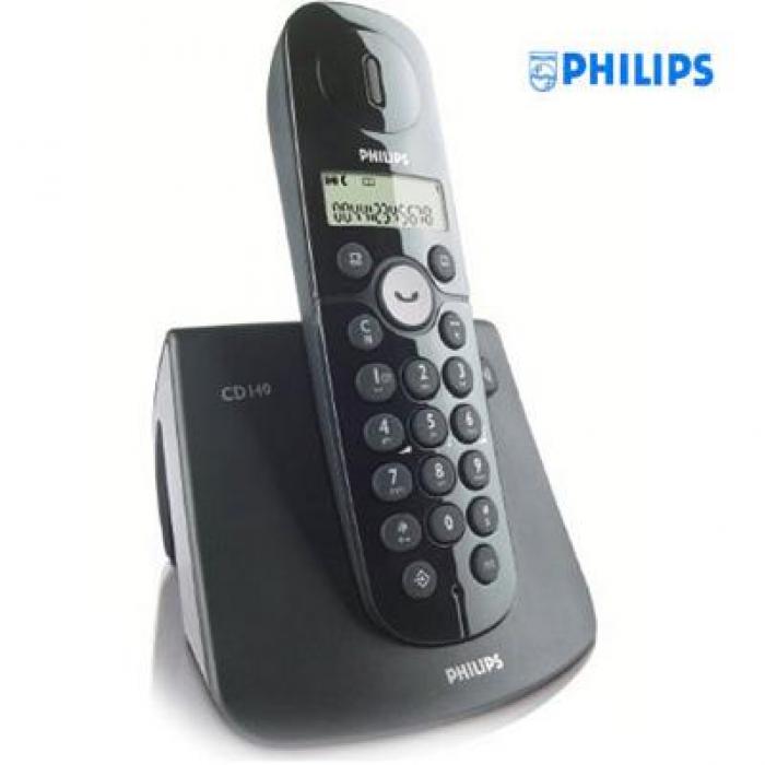 Telefone sem Fio CD 140 Identificador de Chamadas 6.0 GHZ - Philips