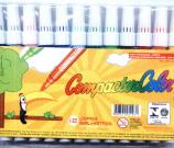 Caneta Compactor Color 12 Cores - Compactor