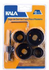 Jogo Serra Copo 6 Peças Kala